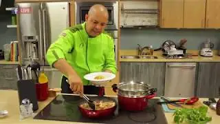 Receta: Pasta con palmito y carne
