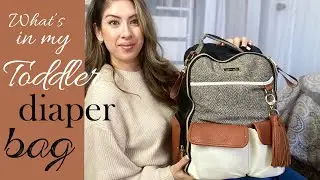 What’s in my toddler diaper bag | Itzy Ritzy Boss diaper bag | Stay at home mom of 2
