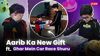 New Toy Surprise for Aarib 😍 | Home Car Racing Challenge | Aariz Aarib Vlog