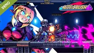 Terinspirasi dari Game Legendaris MegaMan-X | Super Alloy Crush Demo Gameplay