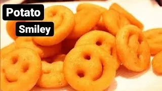 Potato smiley recipe in tamil / How to make potato smiley / Home made crispy potato smiley