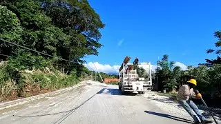 JPS Poles Dropped During St Thomas Road Construction And Blocked Section Of Port Morant Road