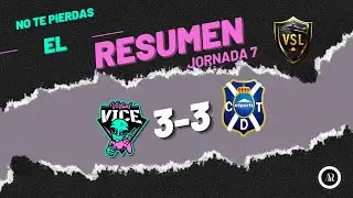 RESUMEN JORNADA 7 VSL vs CD TENERIFE ESPORTS
