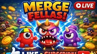 Italian brainrot Merge Fellas live#mergefellas#roblox#robloxlive