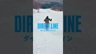 【スキー：コブ】縦目のラインどり a.k.a Direct Line ！  #ski #skiing #mogul #スキー #shorts