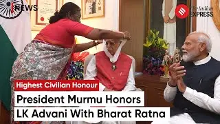 LK Advani Awarded Bharat Ratna By President Droupadi Murmu | LK Advani Bharat Ratna