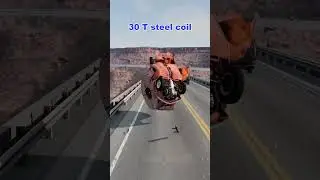 30 T steel coil vs cars 😨 #beamngdrive #carcrashtest