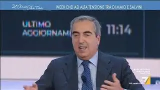 Rinaldi vs Gasparri: 'Non mi faccio offendere da chi ha massacrato il Paese' e abbandona lo studio