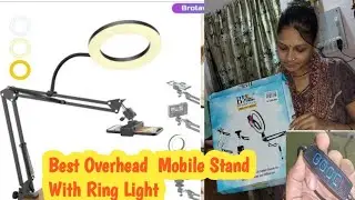 Best Ring Light For Cooking Video And Other Under 1500|Broloviya overhead video stand|Ring Light ✅