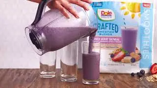 DOLE&reg; CRAFTED SMOOTHIE BLENDS&reg; Mixed Berry Oatmeal