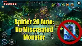 How to Beat Spider 20 Without Miscreated Monster | Raid: Shadow Legends