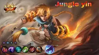 PRO YIN JUNGLE CARRYING TREAMMATES| TO WON MCL TRY THIS BUILD 🤫 #mlbb 