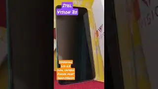 itel vision 2s unboxing