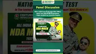 NDA 2 2025 Questions Just Like All India Mock Test! | Paper Analysis by Centurion Experts🔥#nda #cds