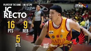 Player of the Game - JC Recto | NCAA Season 101
