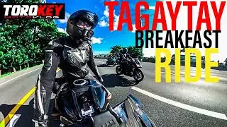 Tagaytay Breakfast Ride Part1 || ZX10R + XSR700 + Ninja 650 + Ninja 400 || TorqKey