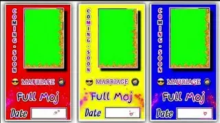 Coming Soon Marriage Status | Marriage Green Screen Status 🎊 Uncha ena Shokh Ane Kharcha Status 💐