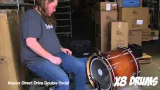 REVIEW: Mapex Raptor Direct Drive Double Pedal P900DTW - X8 Drums