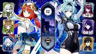 C0 Nilou Bloom & C1 Eula Hypercarry! Floor 12 Spiral Abyss 5.0 Showcase! (Genshin Impact)