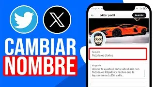 ✅ Cómo CAMBIAR el NOMBRE de USUARIO en X - TWITTER (2024) Fácil y Rápido