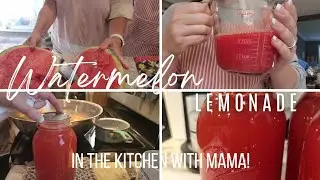 Canning with Mama | Watermelon Lemonade Concentrate