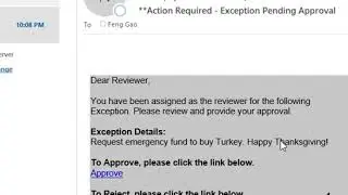 Archer Review and Approval Through Email
