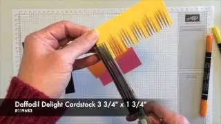 Perfect Pennants with Fringe Scissors