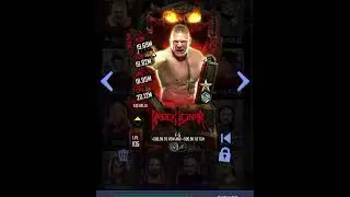 Wwe SuperCard New Brock Lesnar Pro Animation.