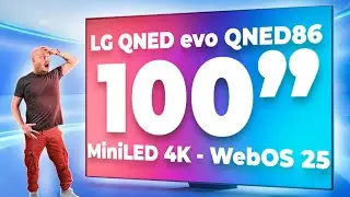 Le t&eacute;l&eacute;viseur LG QNED evo QNED86 de 100 pouces 4K MiniLED est EXTRAORDINAIRE 😱