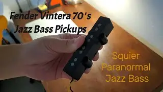 New Year, New Pickups | Squier Paranormal Jazz Bass 54'