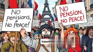 What if the French government faced widespread riots over pension reform? 🇫🇷🔥