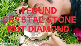 NEW DISCOVERY A DIFFERENT STONE LIKE DIAMOND INSIDE
