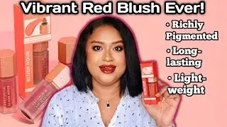 I Tried The Most Pigmented Red Blush Ever! | Profusion Cosmetics Blush Hour