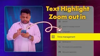 Alight motion দিয়ে Text highlight✅ Bangla tutorial ।। AH AHOSAN 