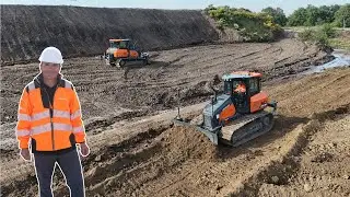Develon DD130-7 Dozer GETS an UPGRADE with Leica Geosystems 3D Machine Control!