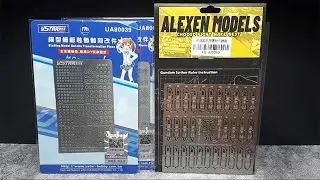DIY recessed hole maker bits by Alexen AJ0049 & etched metal hole details by uStar UA80032 UA80039