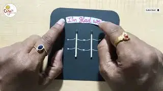 When Two Matchsticks Fall in Love ❤️ | Cute Craft Video  #YouTubeShorts #ViralShorts #ArtShorts