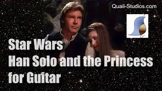 Star Wars Han Solo and the Princess for guitar