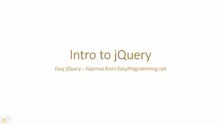 Easy jQuery - An Intro to the jQuery Library (0)