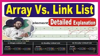 Array vs Link List // Data Structures //Difference Between Arrays And Linked List
