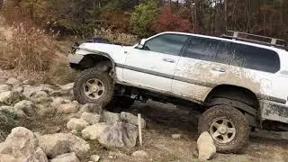 Toyota Land Cruiser 105 長野県信州大町チャレンジフィールド❹