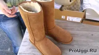 Высокие классические рыжие угги UGG Classic Tall Chestnut
