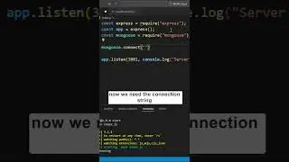 Connect To MongoDB In MERN Stack #mernstack #mongodb  #backenddevelopment #coding  #programming