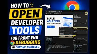 How to Open Chrome Developer Tools for Frontend Debugging Class_1