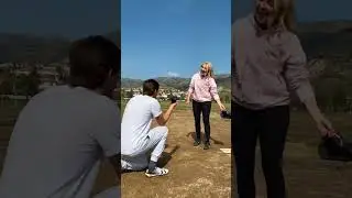 cutest proposal ever🥹 #shorts #rydelfunk #engagement