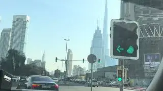 2025 Dubai Car Tour: Sunny City Drive with Epic Burj Khalifa Views | Ultimate Dubai Roaming