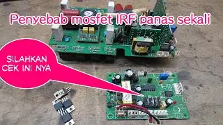 cara mengatasi mosfet IRF pada mesin las panas sekali