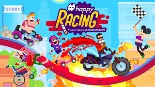 Happy Racing All Characters Unlocked All Characters Upgraded Max Levels (iOS, Android Gameplay)