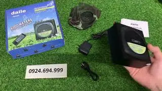 Q92 Bird Trap Speaker With Bluetooth Connection And Remote Control