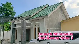 RUMAH MINIMALIS 9X8 TAHAP PENGECATAN